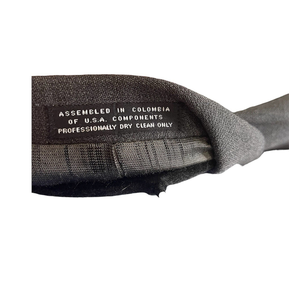 Oscar De LA Renta Blazer 42S Mens Gray 100% Wool Formal Athletic Fit Notch Lapel - Picture 7 of 7